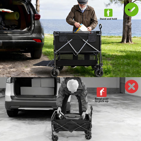 HAIGE one-minute fold makes compact storage effortless