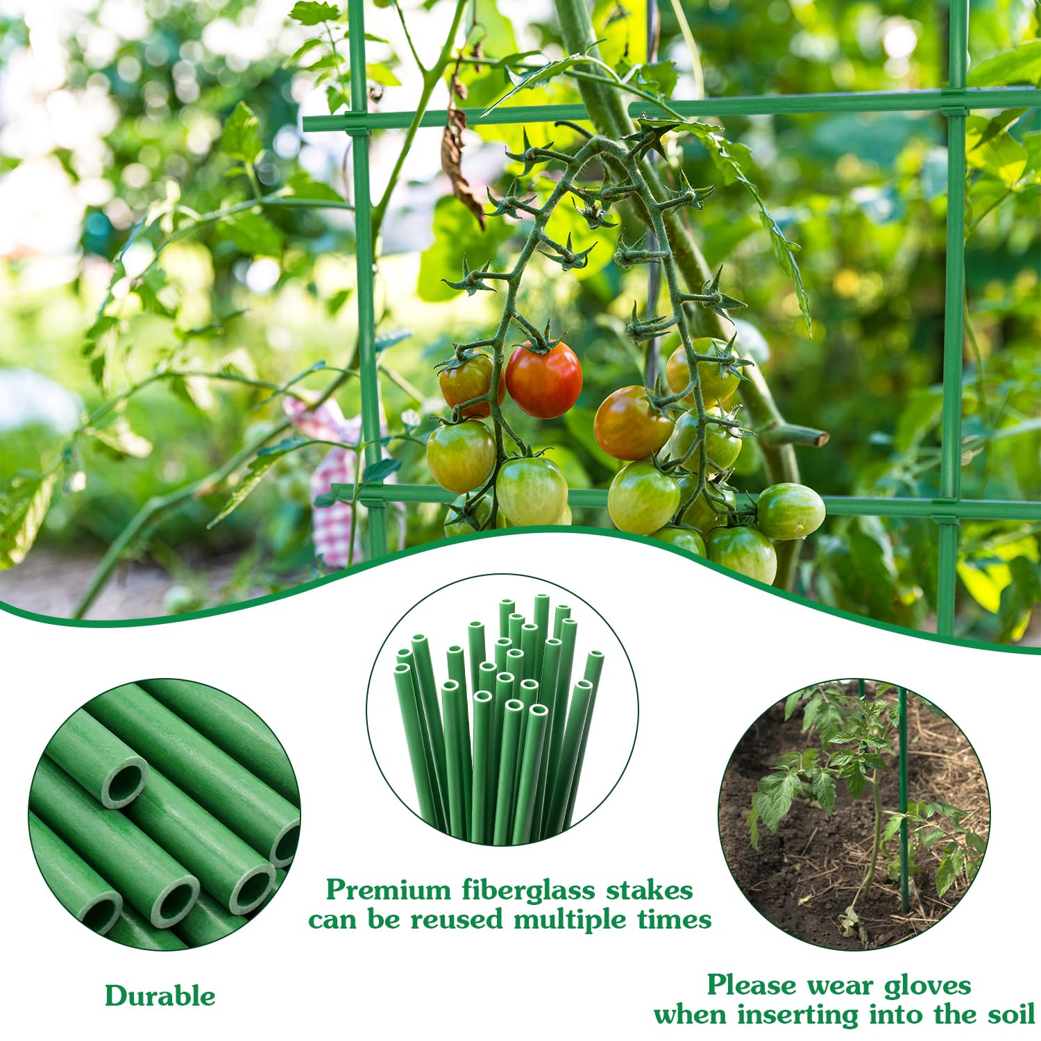 HAINANSTRY garden ties 50 for tidy, adjustable growth control