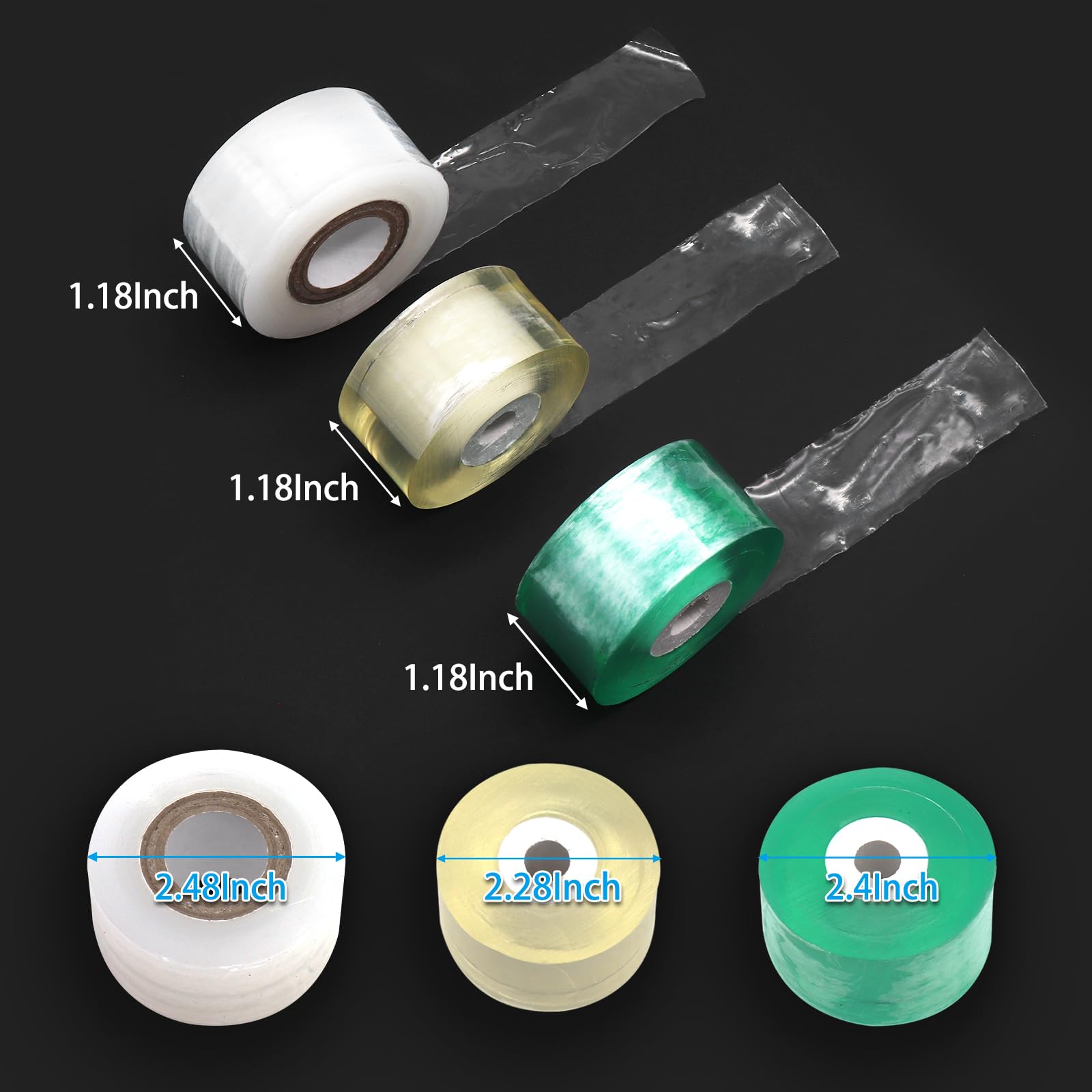 HAINANSTRY grafting tape white roll highlighting waterproof flexibility for grafts