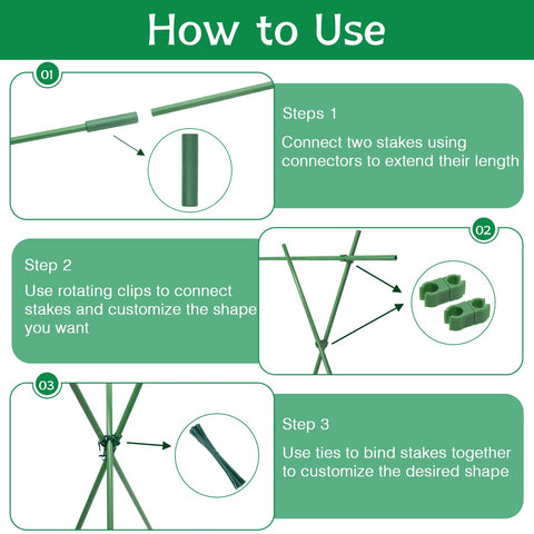 HAINANSTRY plant clips 14 for quick vine attachment and support