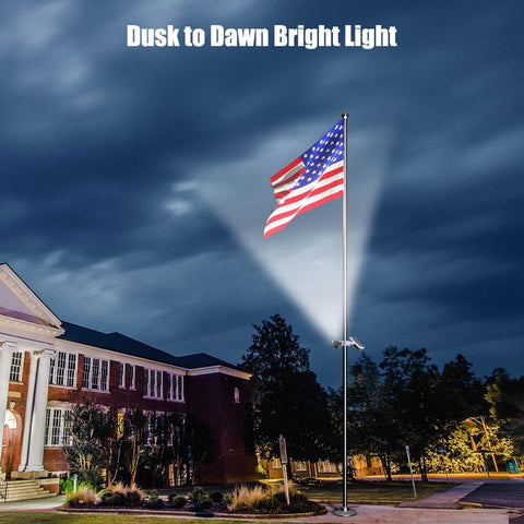 Hainee smart-control flag light extending runtime through dimming