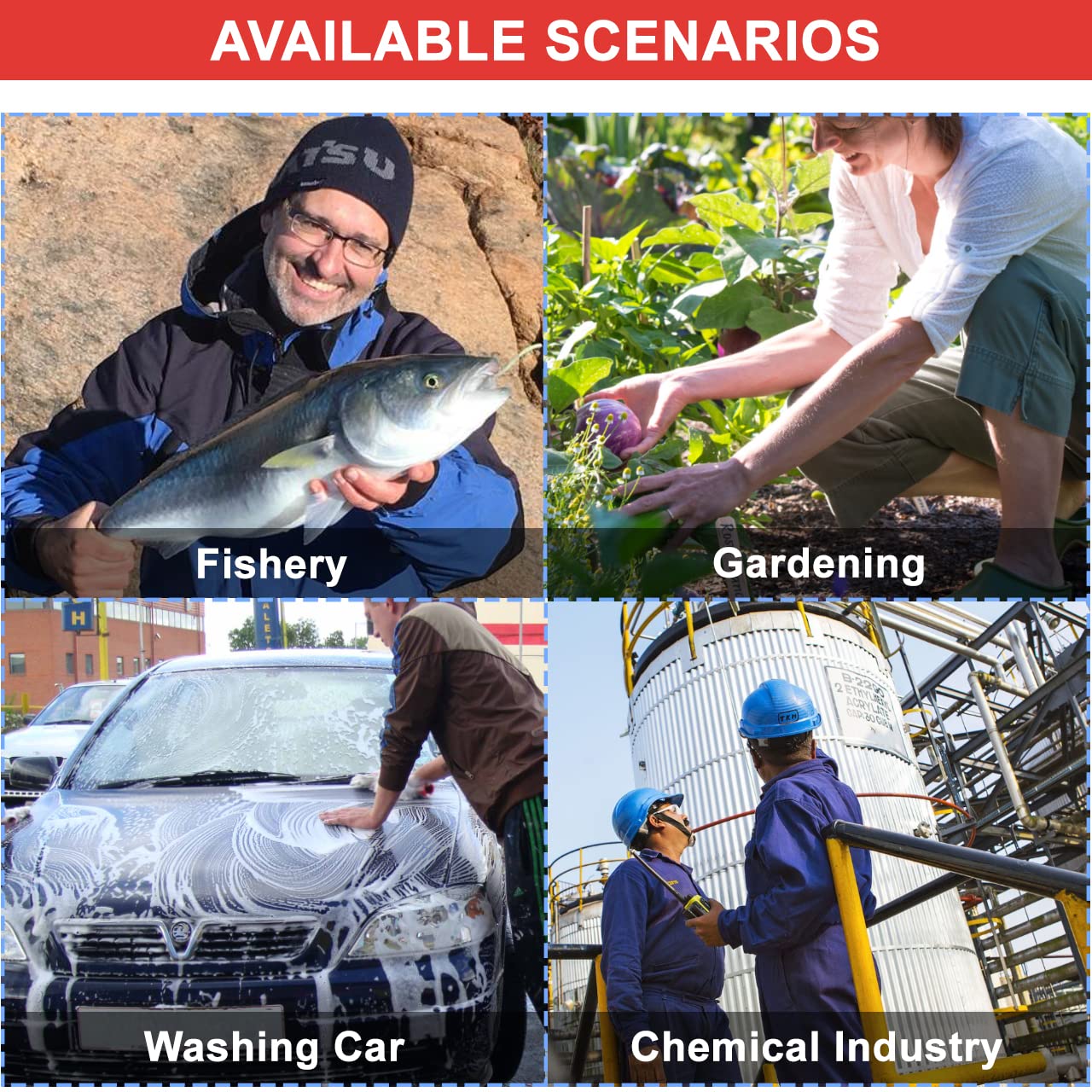 Haiou gloves ideal for pond, aquarium, garden chores and cleaning