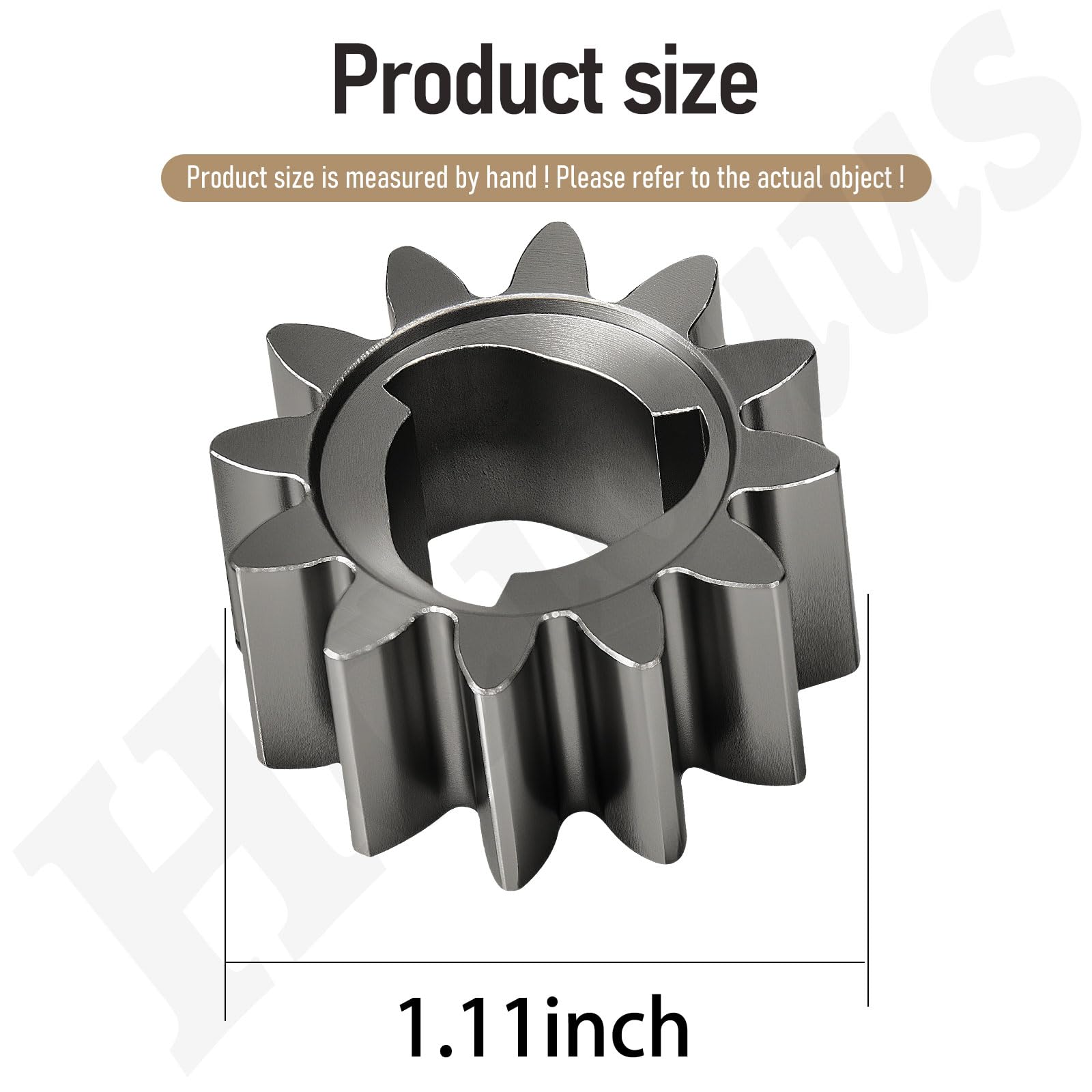 Haiouus 12-teeth gear kit HRB216 fit closeup for broad compatibility