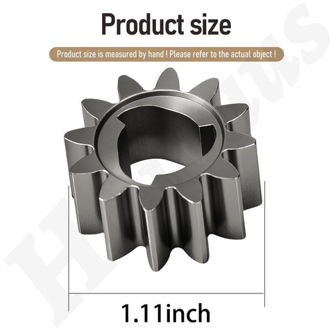 Haiouus 12-teeth gear kit HRB216 fit closeup for broad compatibility