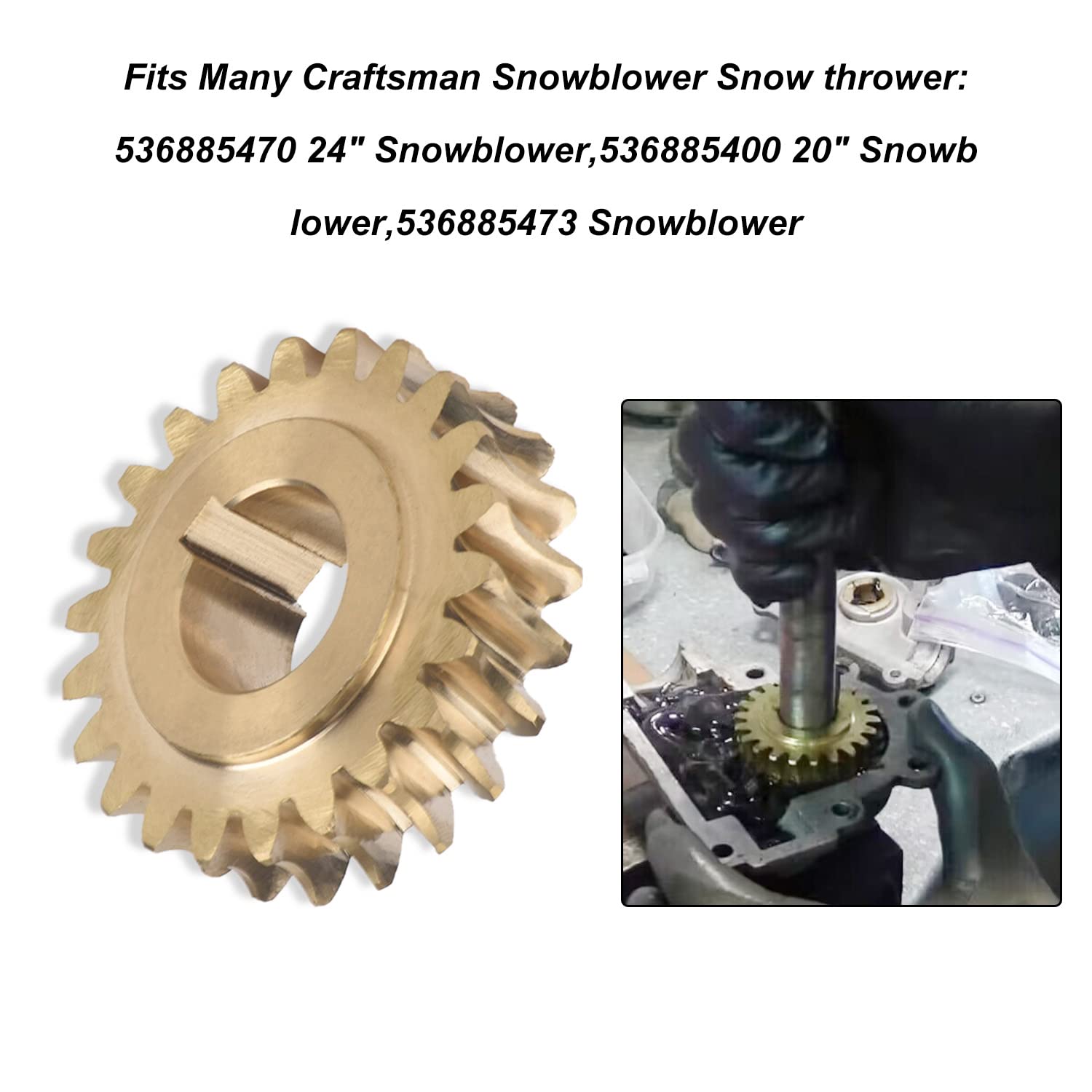Haiouus 2-stage snowblower replacement parts support smoother operation.
