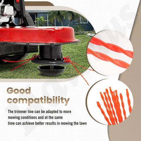 Haiouus line helps deflect debris while keeping the lawn neat.