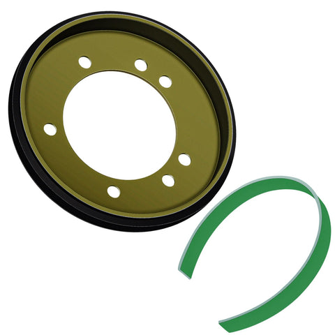 Haiouus Drive Disc 240-394 friction wheel for Ariens snowblowers enhances traction.