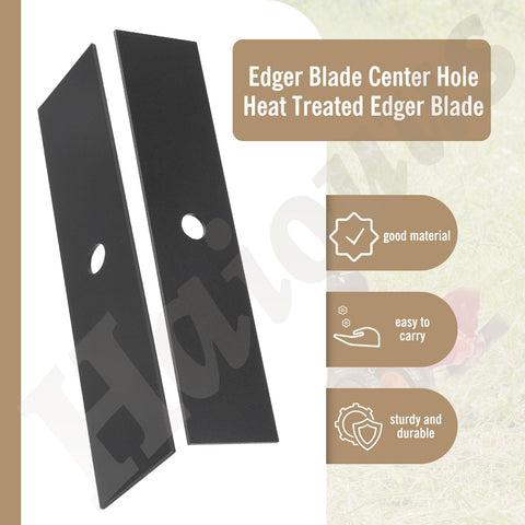 Haiouus durable edger blades resist chipping and bending.