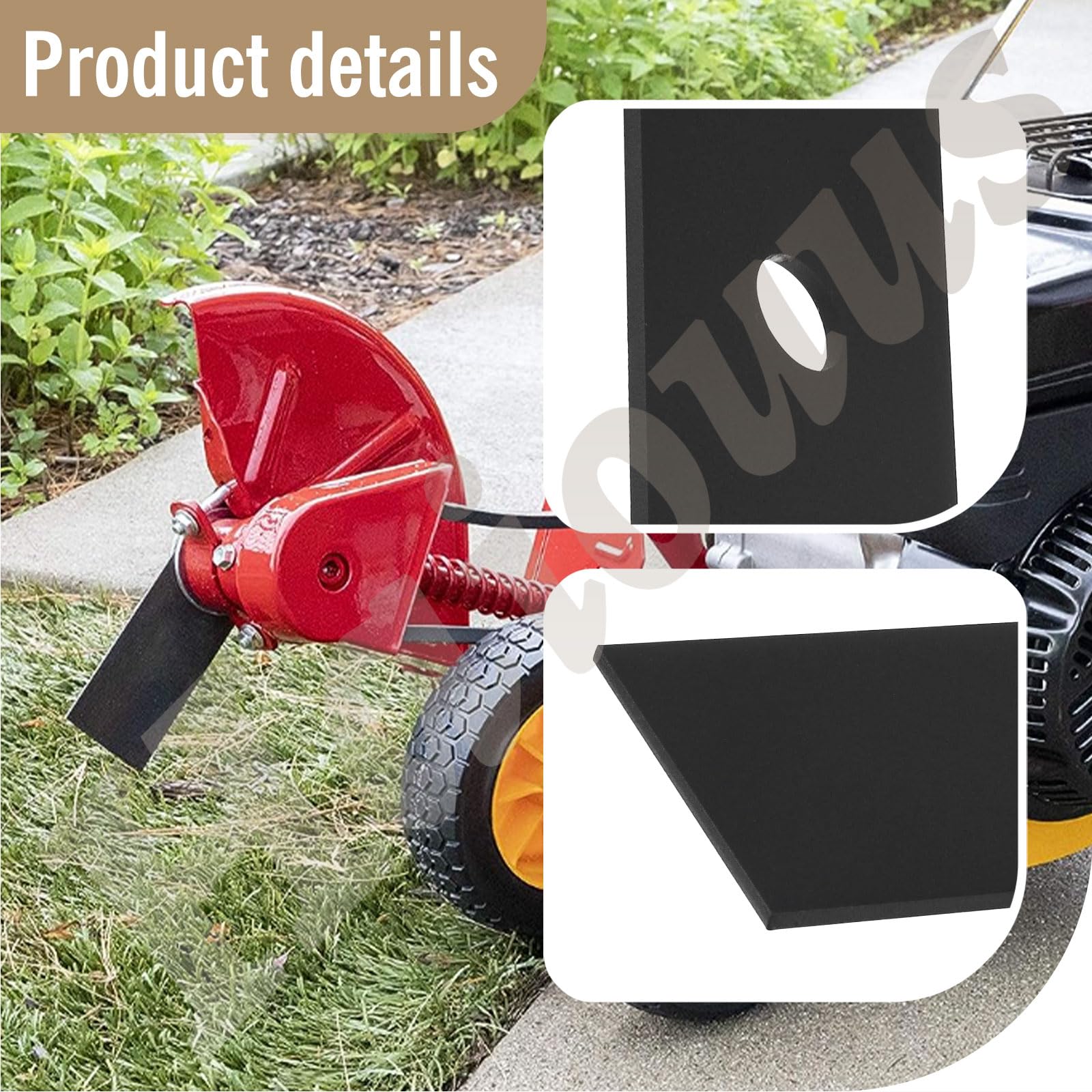 Haiouus King O Lawn compatible edger blade for precise edging.