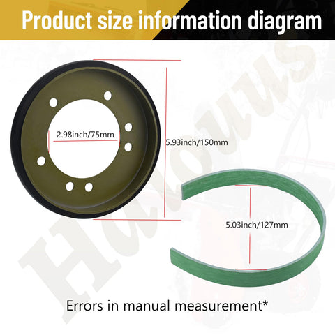 Haiouus friction disc kit with liner for quick drive engagement.