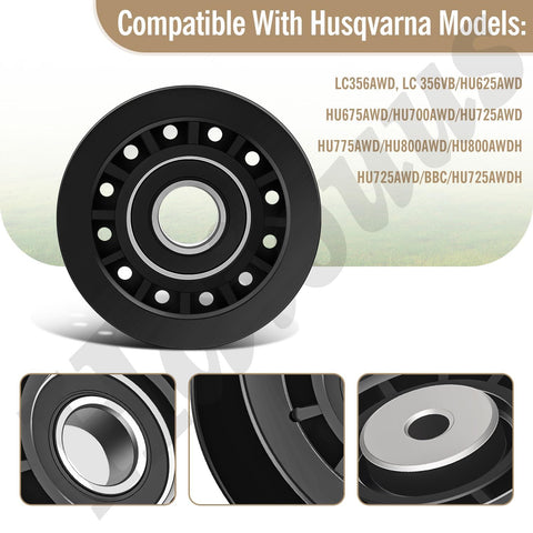 Haiouus belt kit supports Husqvarna A-WD and similar 22-inch mowers.