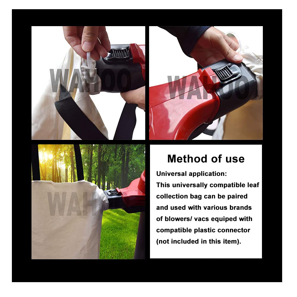 Haiouus universal bag fits multiple blowers with a compatible connector.