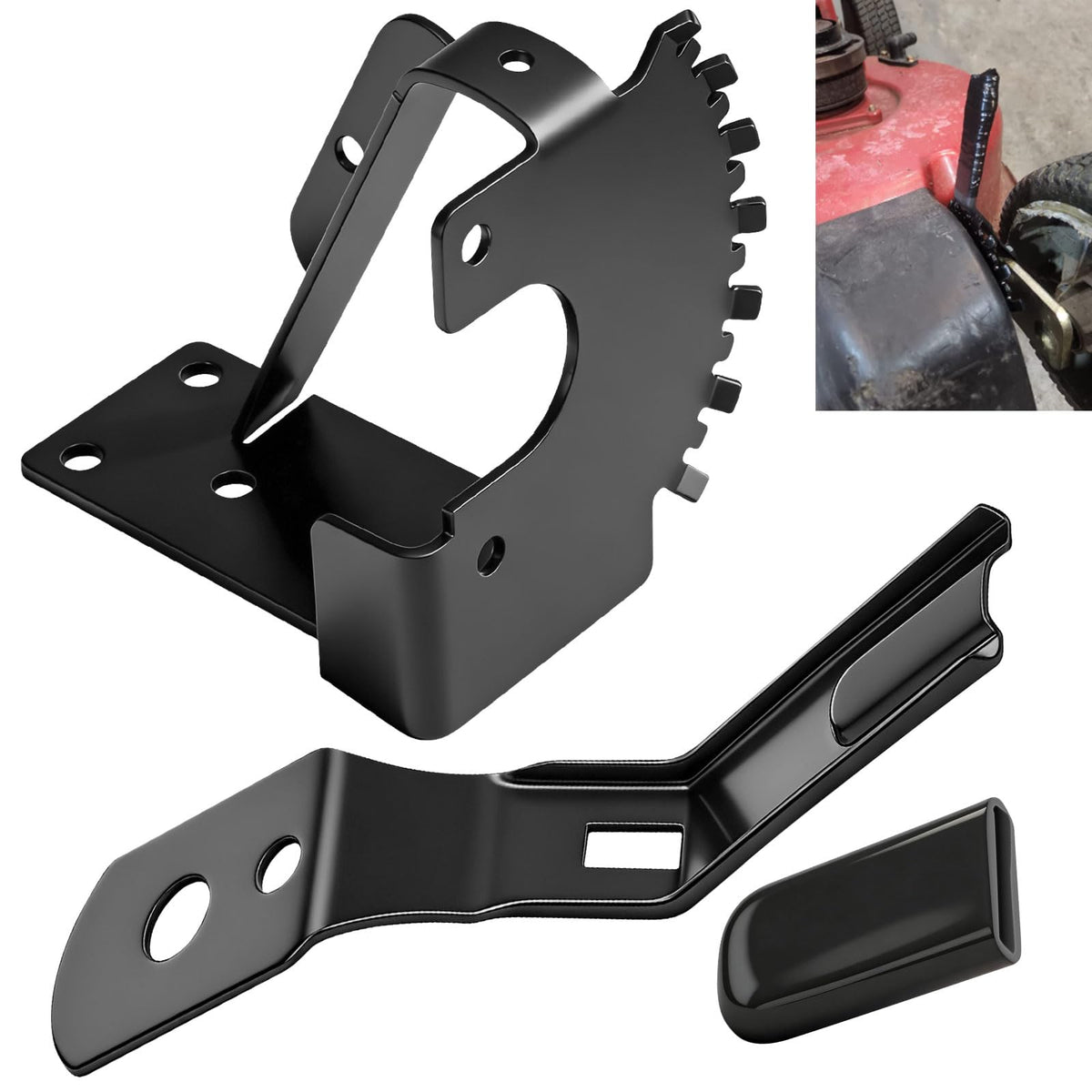 Haiouus left-hand deck adjustment hoc plate for precise deck alignment and quick service