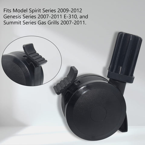Haiouus locking mechanism, durable caster that stays set during grilling sessions.
