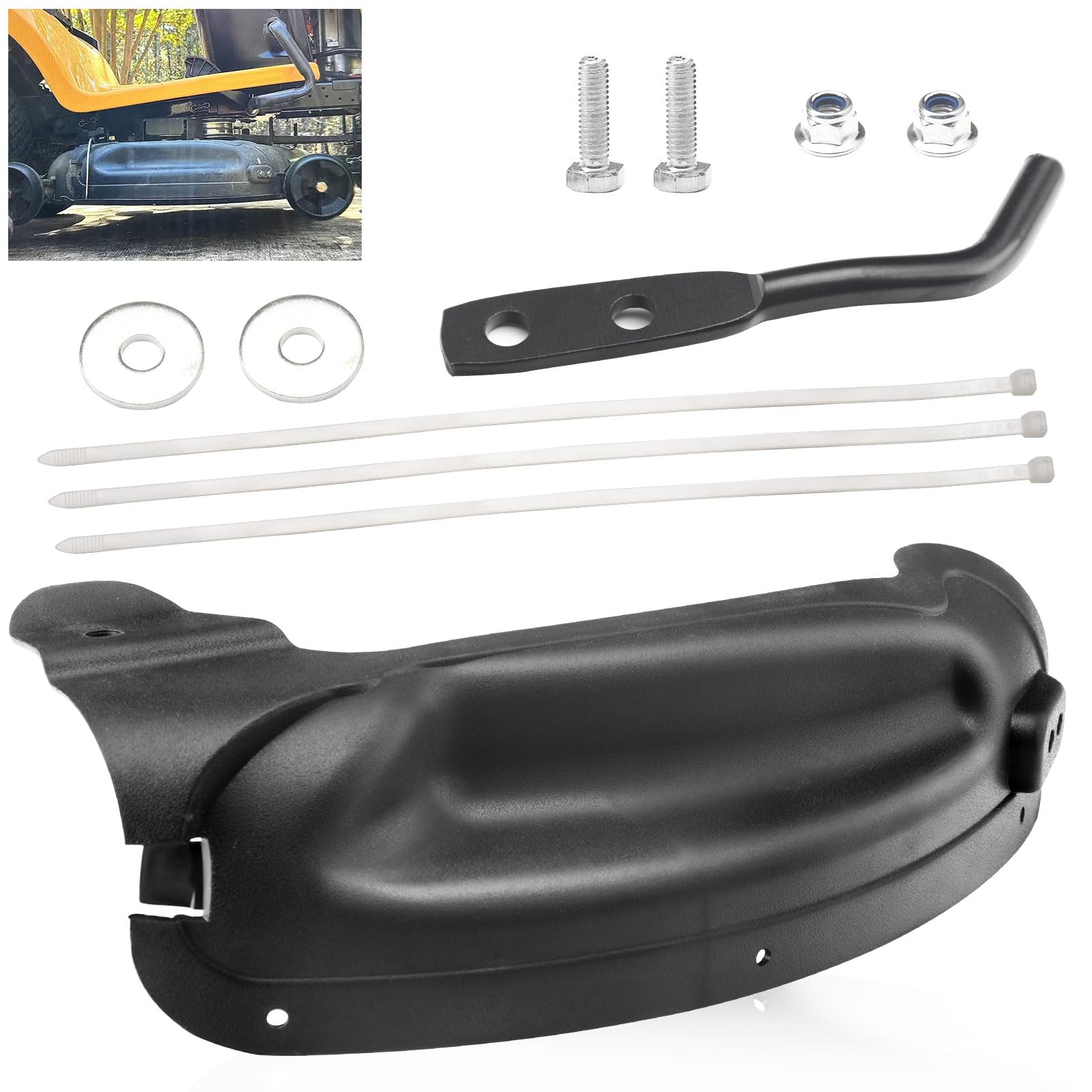 Haiouus mulch plug 631-05195A for 42–46 inch tractors; precise fit.