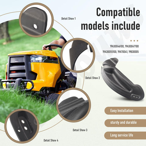 Haiouus mulch plug supports listed models for quick verification.