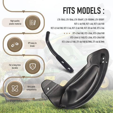 Haiouus mulch plug with hardware included for easy installation.