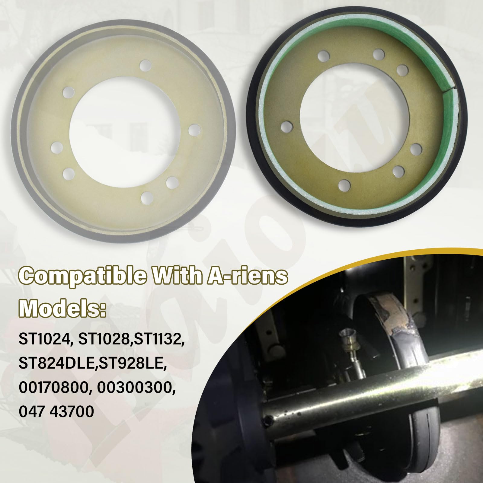 Replacement drive disc kit ready for install on compatible machines.