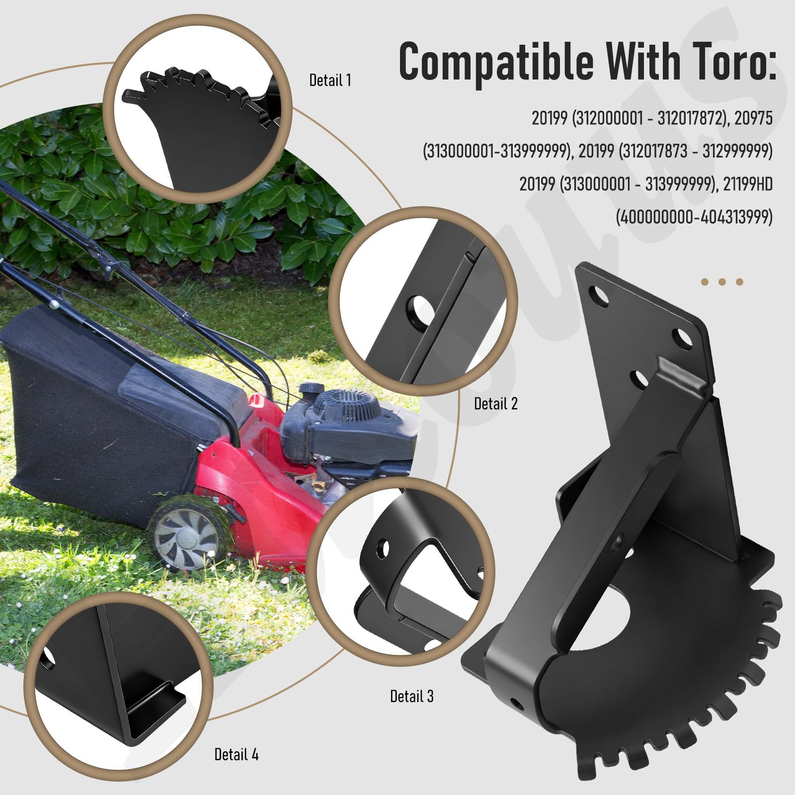 Haiouus Toro arm spring 120-7043 supports consistent tension for smooth mowing