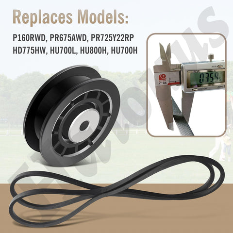 Haiouus bundle includes two identical pulleys and one different pulley for proper fit.