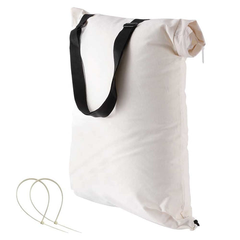 Haiouus universal leaf vacuum bag with a 3.5-inch opening for easy debris intake.