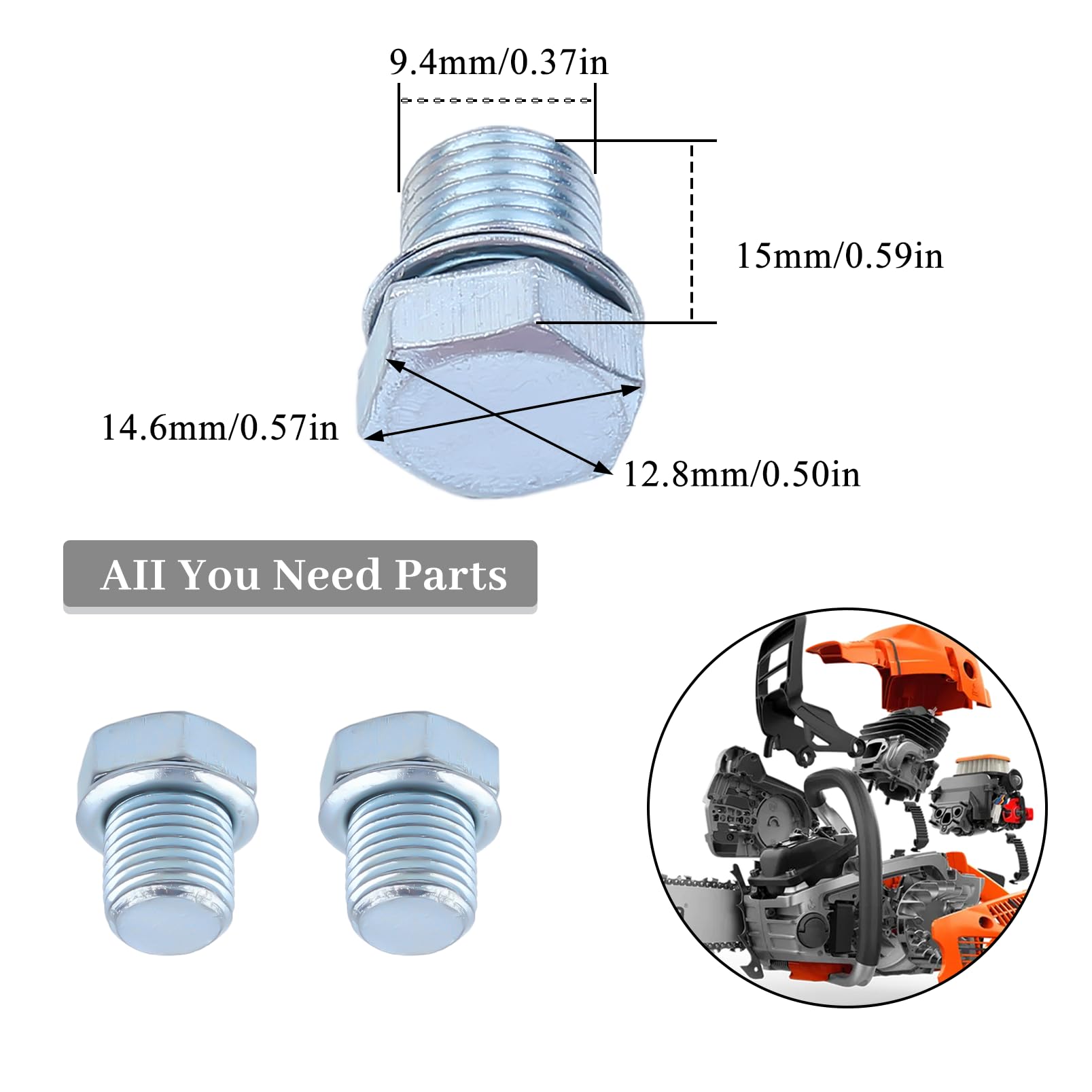 HAISHINE STIHL plug set offers ready replacement to minimize downtime.
