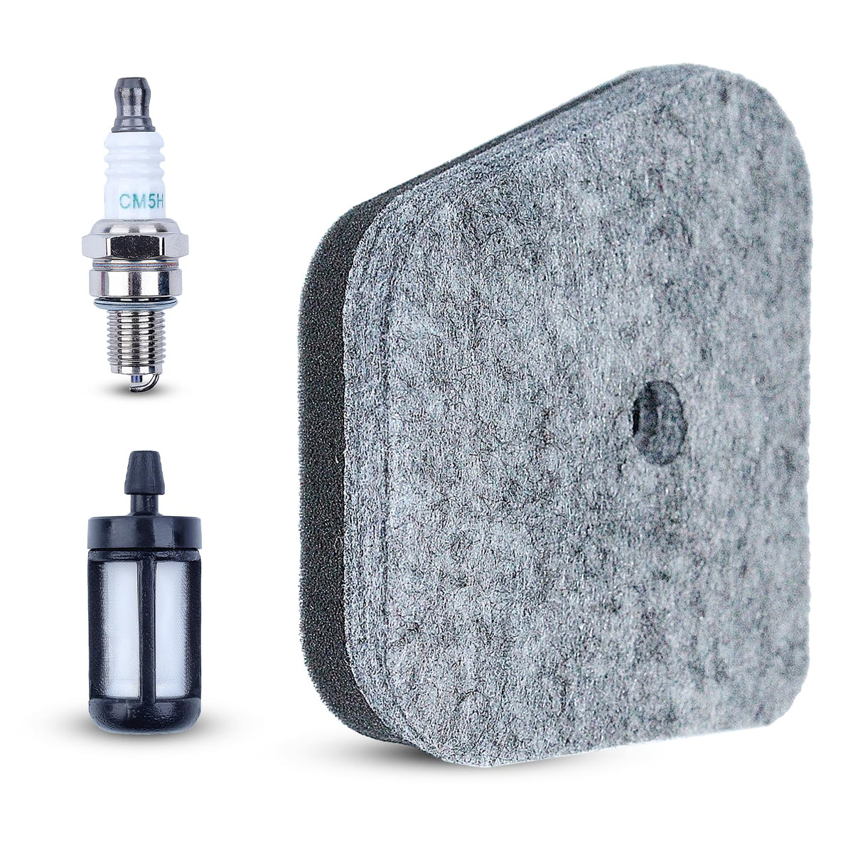 HAISHINE air-filter-spark-plug-kit for STIHL edgers improves airflow and efficiency