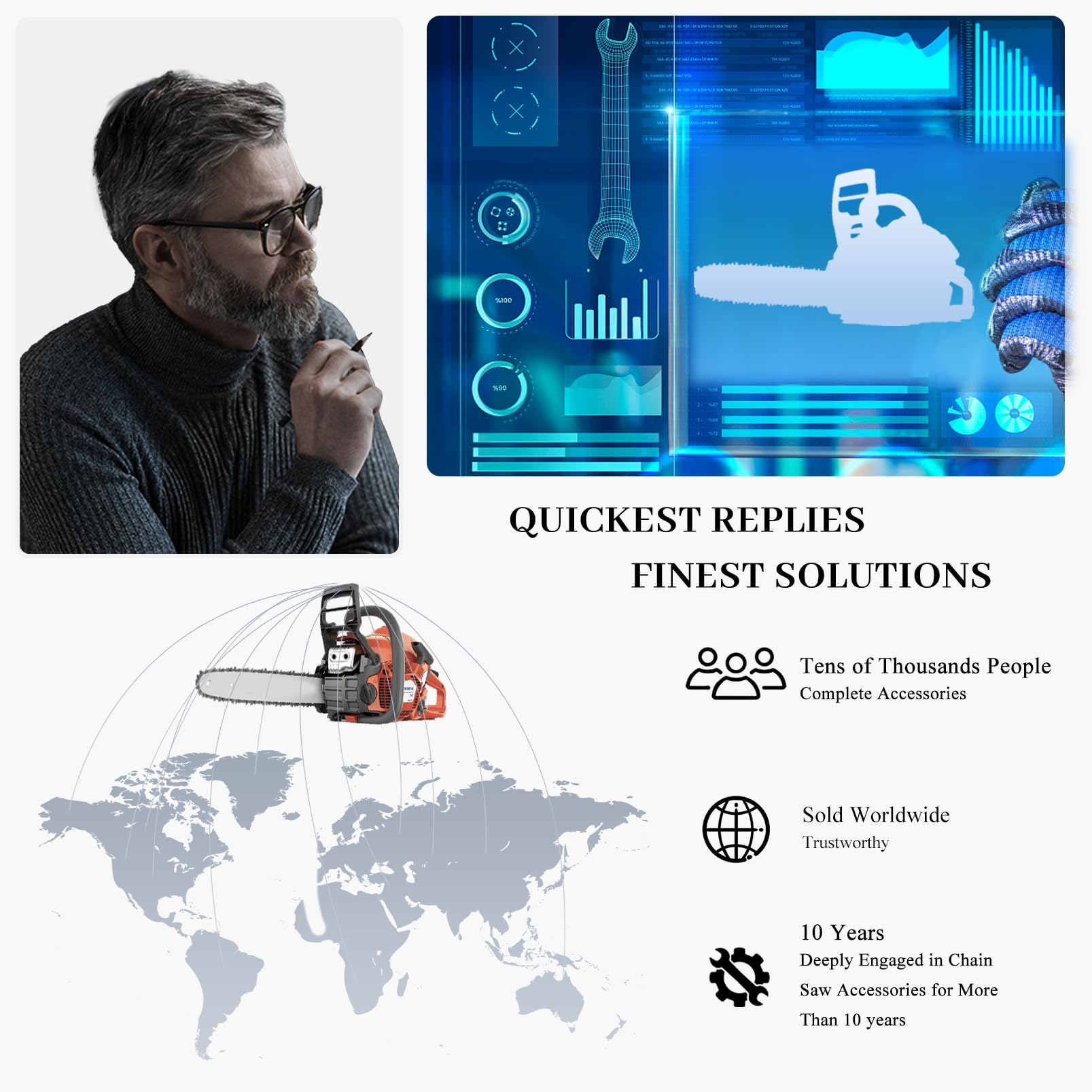 Detailed view of HAISHINE buffer mount dimensions and grooves