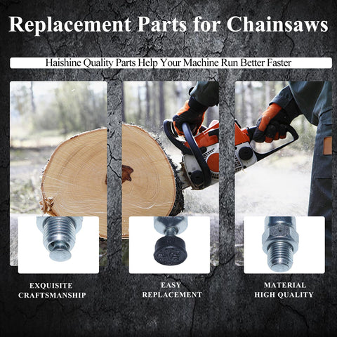 HAISHINE valve mounted on chainsaw demonstrating smoother starts.