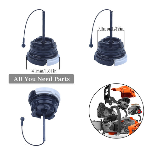 HAISHINE fuel cap for Stihl MS210 highlighting durability and easy replacement.