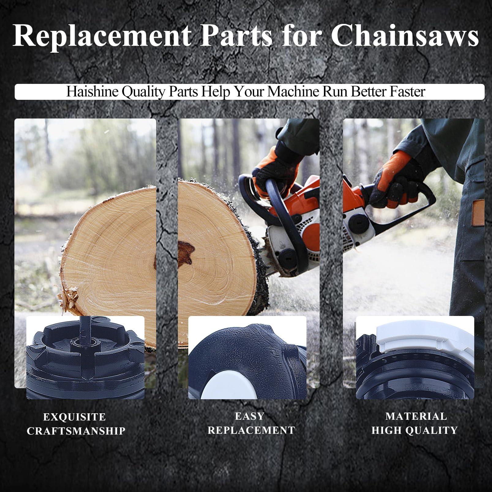 HAISHINE fuel cap for Stihl MS440 providing reliable fit and compatibility.