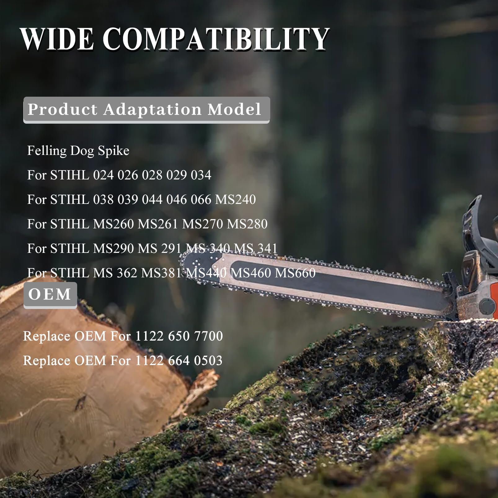 Haishine high-hardness spike demonstrates durability in tough wood felling
