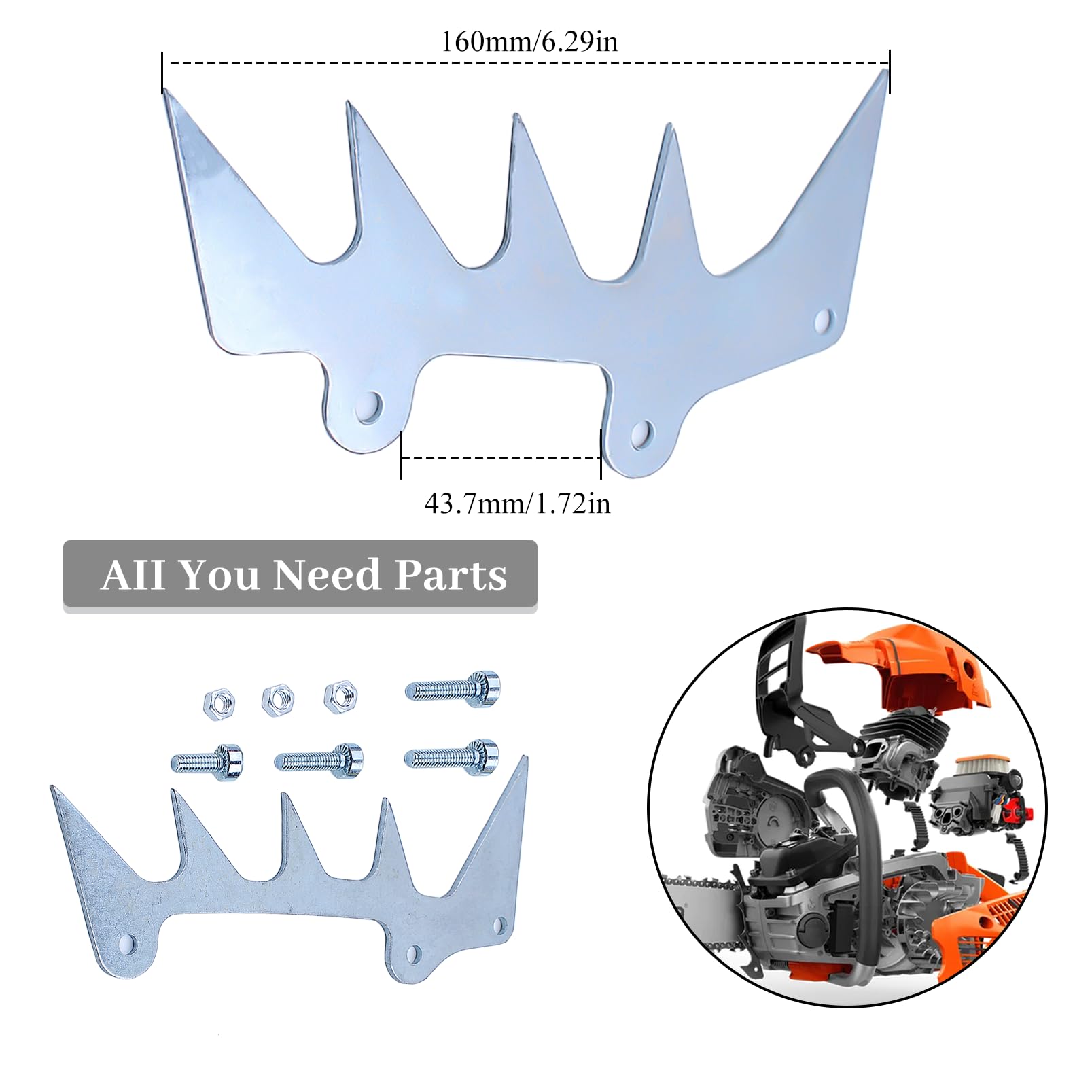 Haishine replacement spike parts ready for easy field repairs