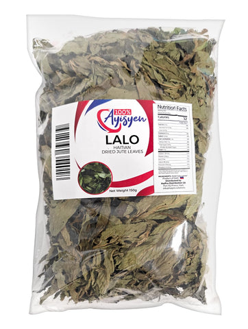 Haitian Lalo leaves harvest—fresh, nutrient-rich greens for soups and stews.