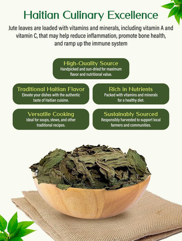 Haitian Lalo served dish shows vibrant greens for family meals.