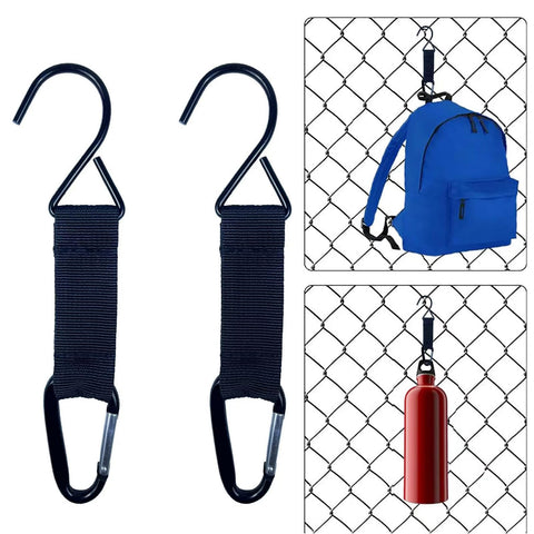 HAIYISHIYE fence hook close-up showing durable metal buckle for sports bags