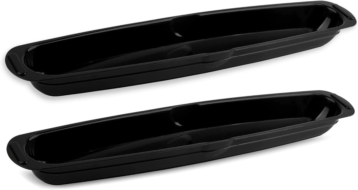 HAKANO George Foreman drip tray, front view, 14.5-inch width for versatile grills.