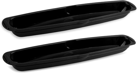HAKANO George Foreman drip tray, front view, 14.5-inch width for versatile grills.