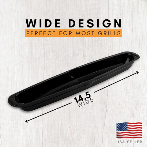 HAKANO two-pack drip trays for George Foreman, efficient replacement for quick setup.
