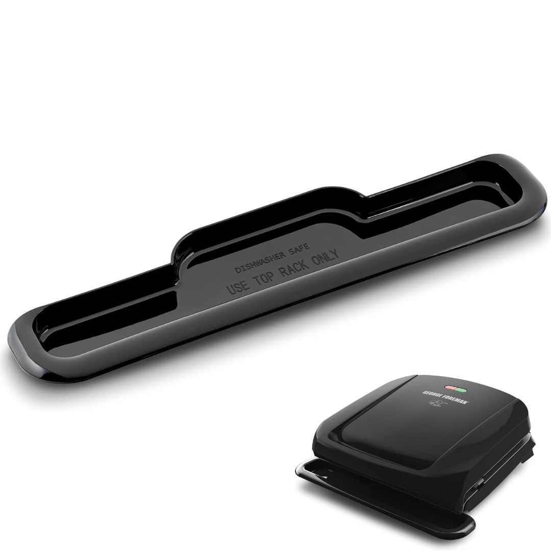 HAKANO George Foreman drip tray 12in catches grease to keep counters clean.