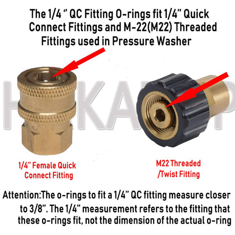 HAKATOP 100-pack storage box keeps o-rings organized for quick maintenance.