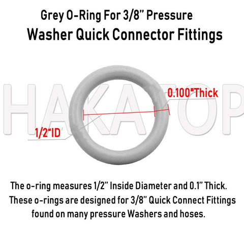 HAKATOP spare o-rings kit supports fast on-site repairs during cleaning tasks.