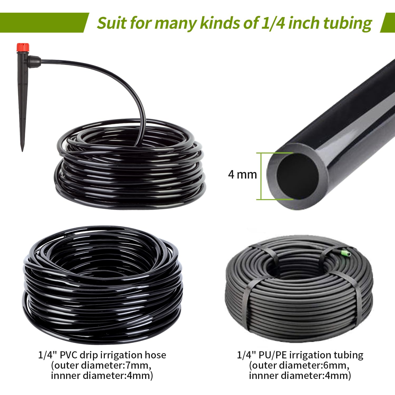 Hakioi irrigation-system-setup highlights quick installation in your garden.