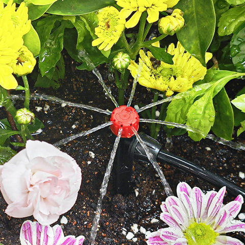 Hakioi garden-watering-system demonstrates slow, steady irrigation for healthy root zones.