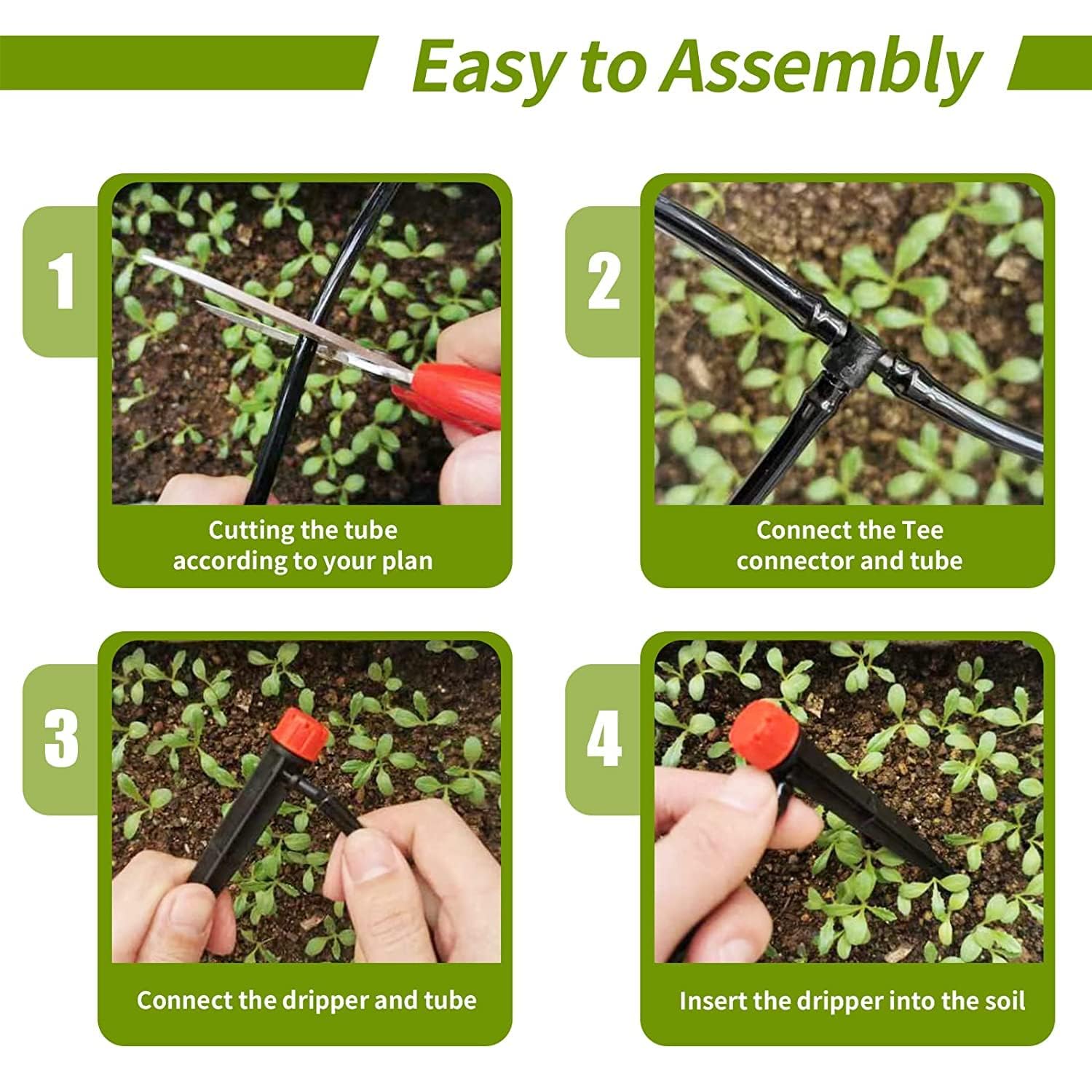 Hakioi plant watering setup for indoor and outdoor use