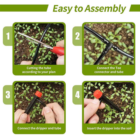 Hakioi plant watering setup for indoor and outdoor use