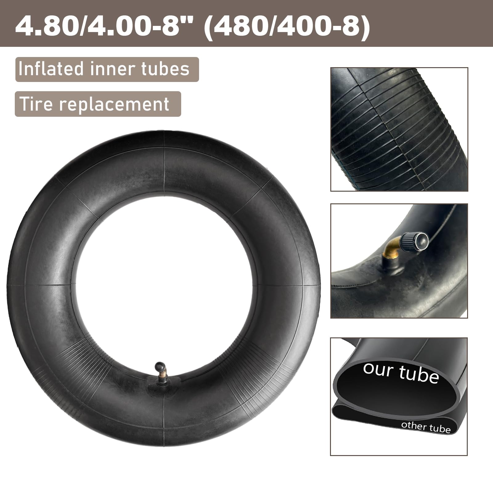 HAKSNGCL inner tube fits wheelbarrows and hand trucks for garden tasks