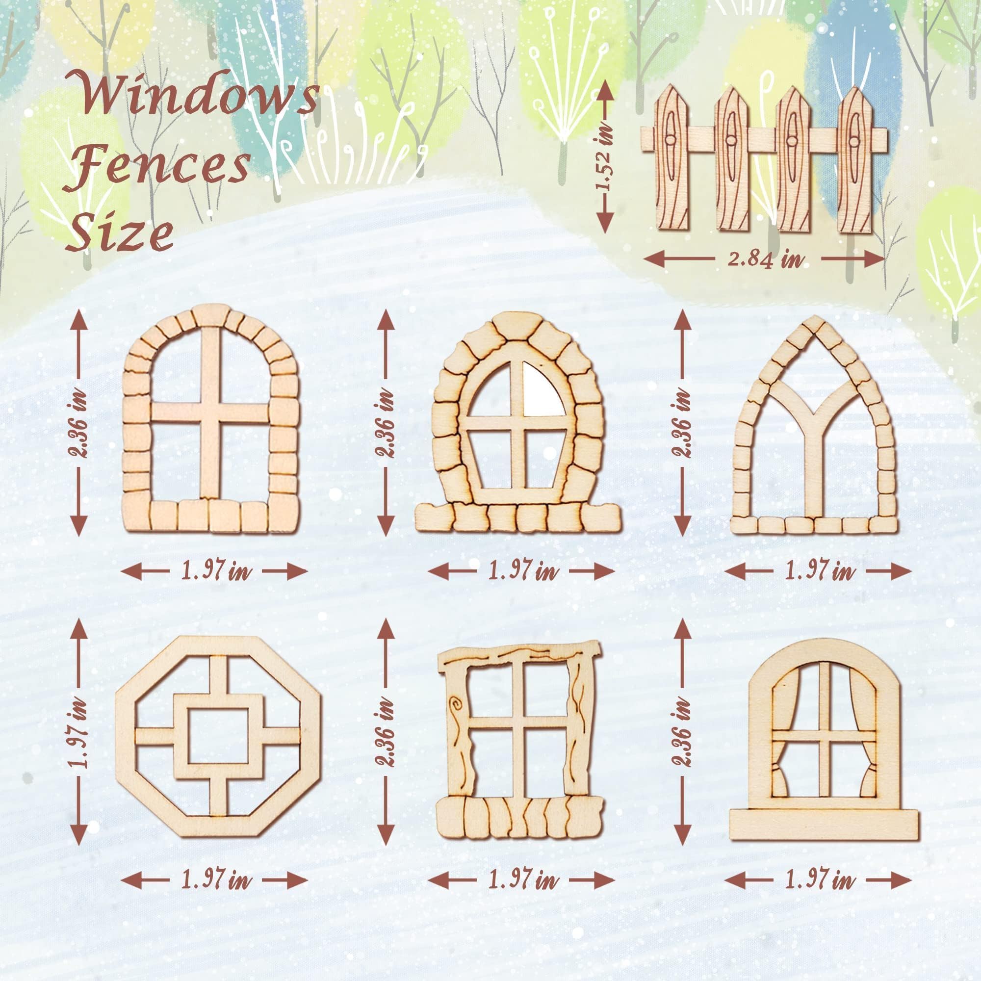Halandar mini fence for charming garden or shelf displays