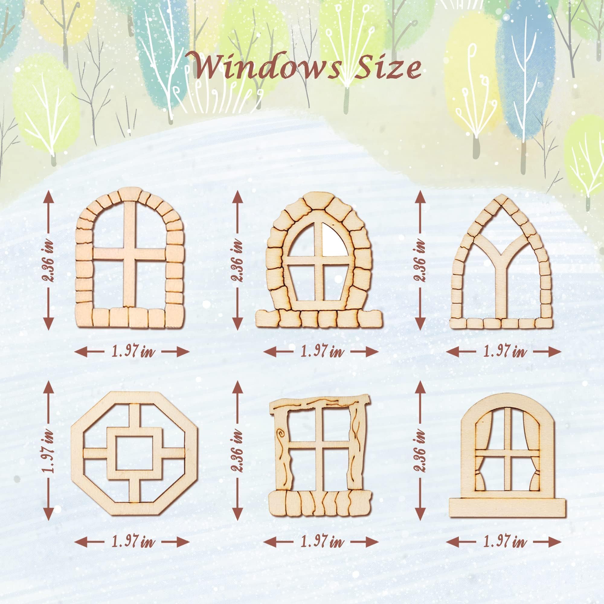 Halandar wooden mini doors provide sturdy DIY base.