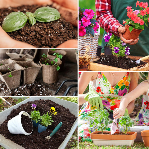 Halatool resealable bag helps keep soil dry and ready to use